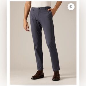 RHONE Men's Slim Fit Commuter City Pants  - Dark Gray